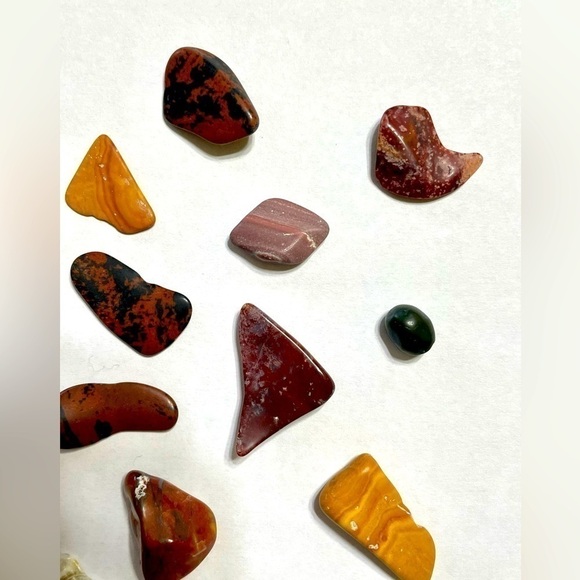 Stones Tumbles Mixed Tumbled Stones Lot of 17 - Picture 4 of 10